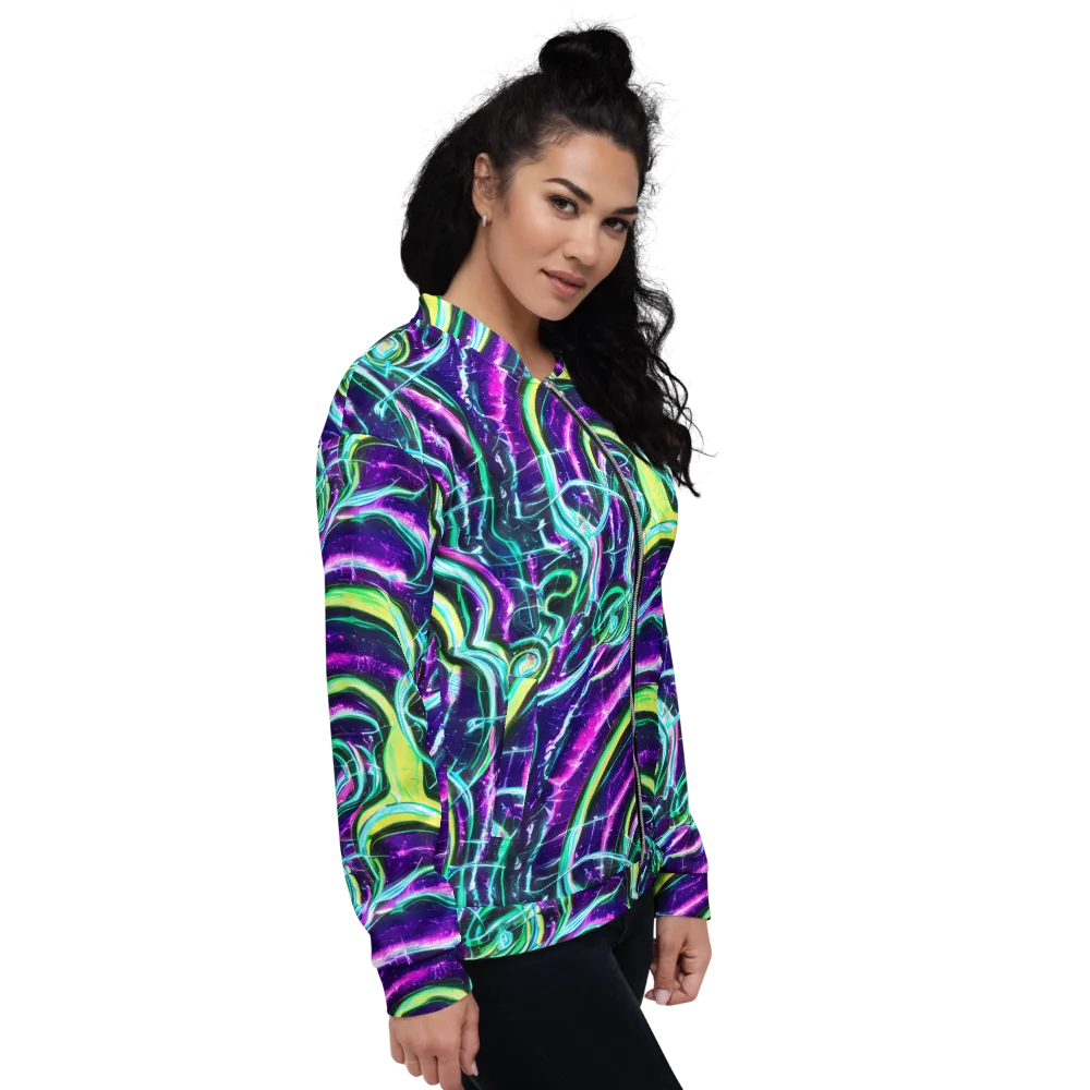 Quesnel's Vortex on Bomber Jacket — Right