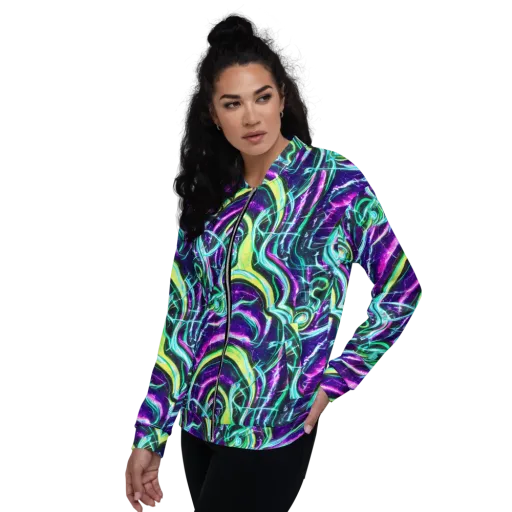 Quesnel's Vortex on a Bomber Jacket