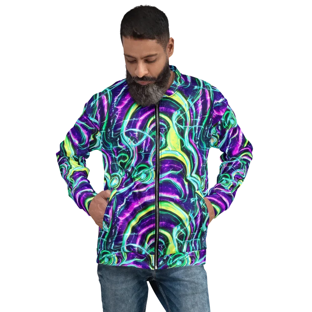 Quesnel's Vortex on Bomber Jacket — Front