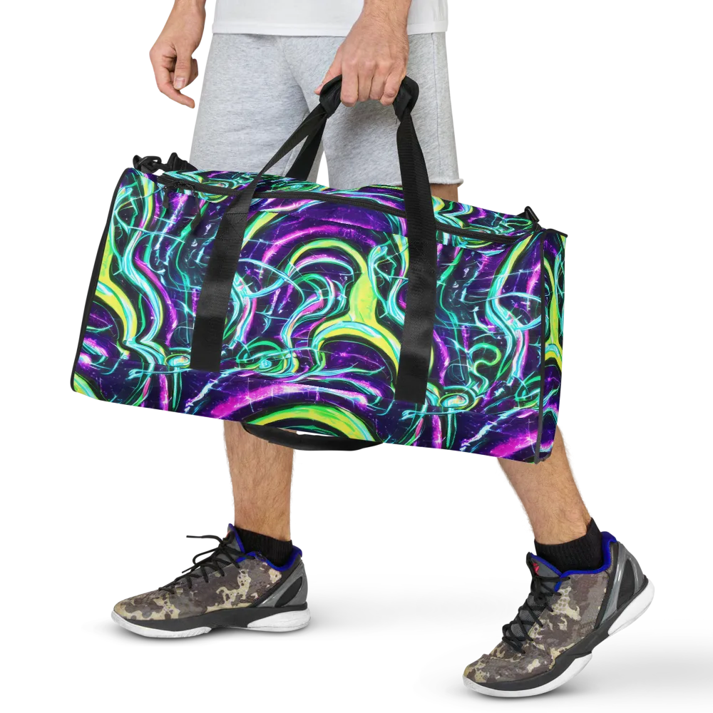 Quesnel's Vortex on Duffle Bag — Front