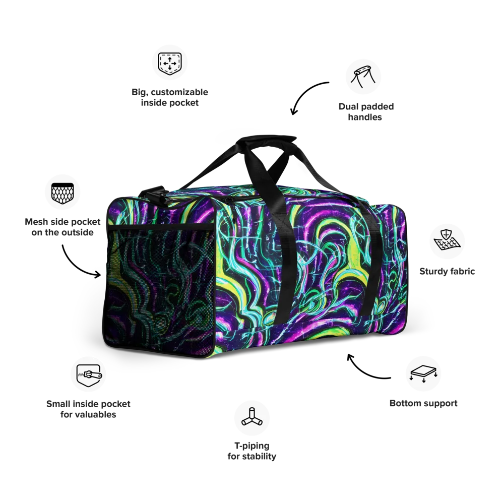 Quesnel's Vortex on Duffle Bag — Right Front