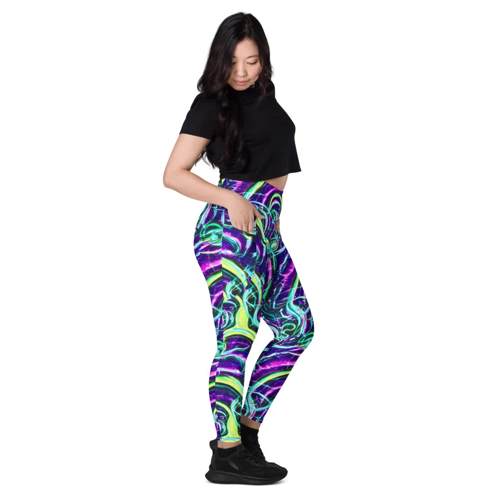 Quesnel's Vortex on Leggings with Pockets — Right