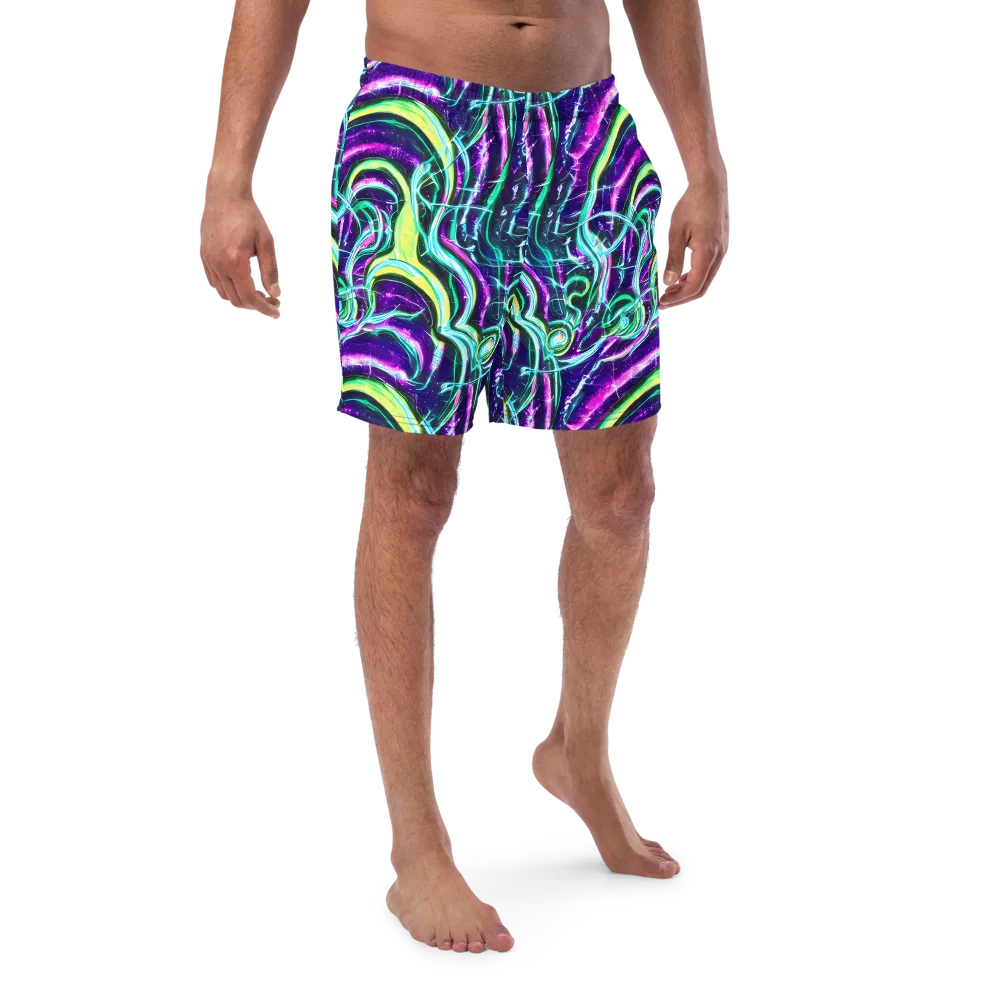 Quesnel's Vortex on Swim Trunks — Front
