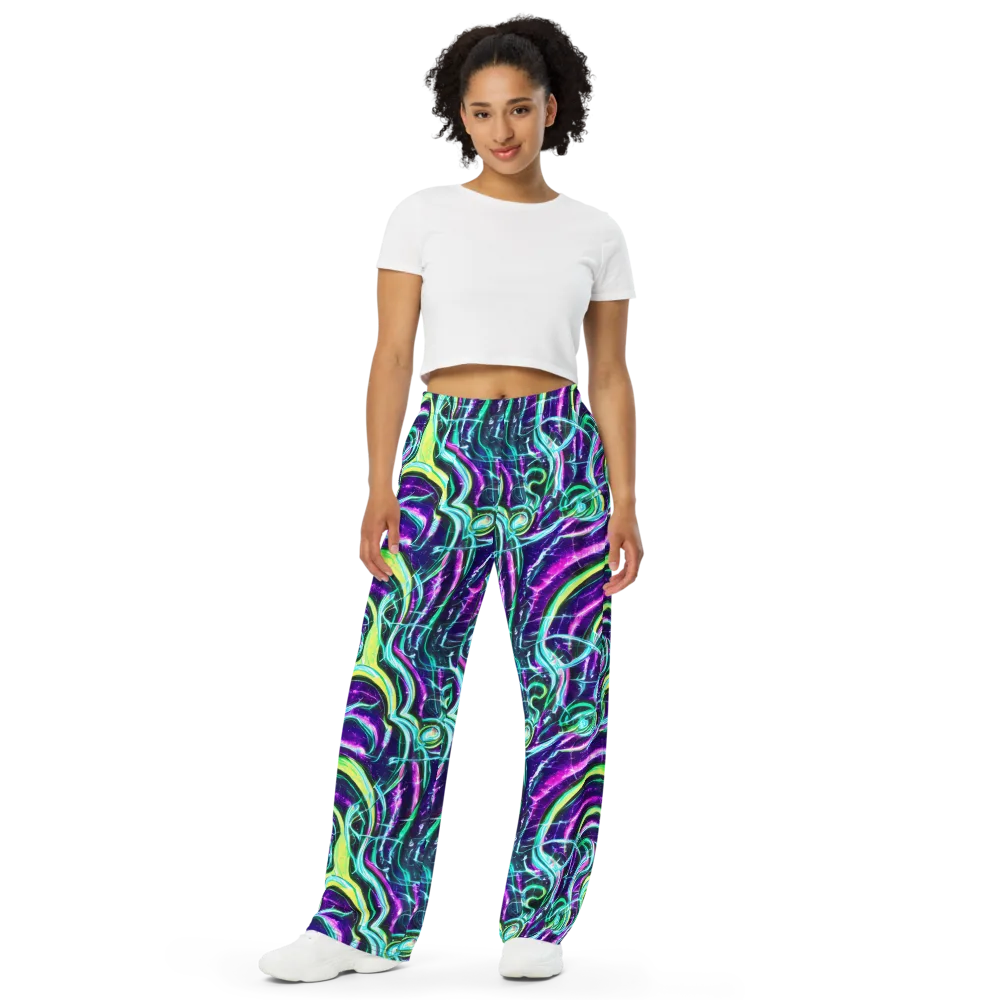 Quesnel's Vortex on Wide-Leg Pants — Front