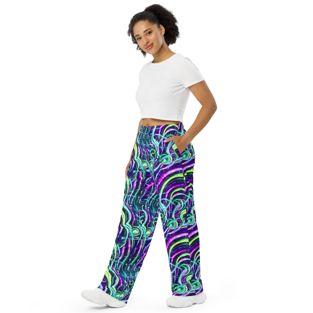 Quesnel's Vortex on Wide-Leg Pants — Left Front