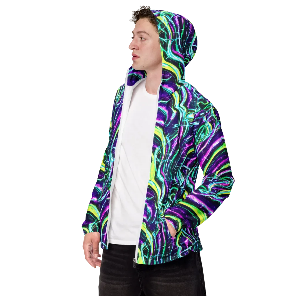 Quesnel's Vortex on Men's Windbreaker — Left Front