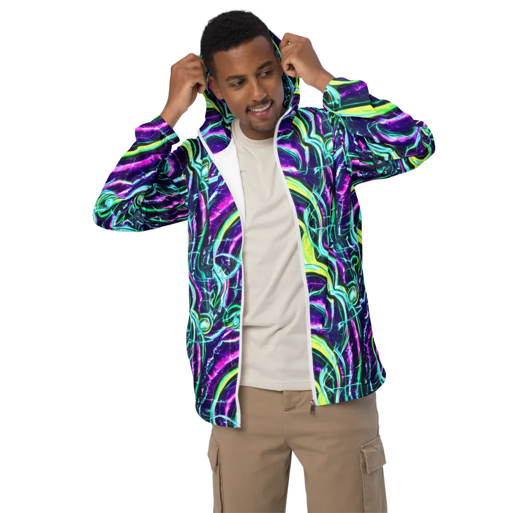 Quesnel's Vortex on Men's Windbreaker — Front