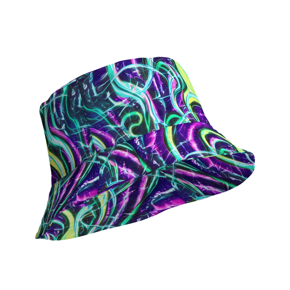 Quesnel's Vortex on Reversible Bucket Hat — Product details Outside