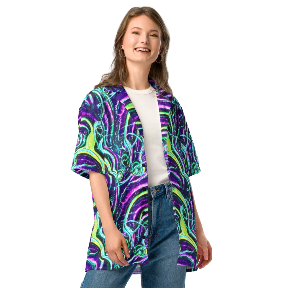 Quesnel's Vortex on Button Shirt — Front