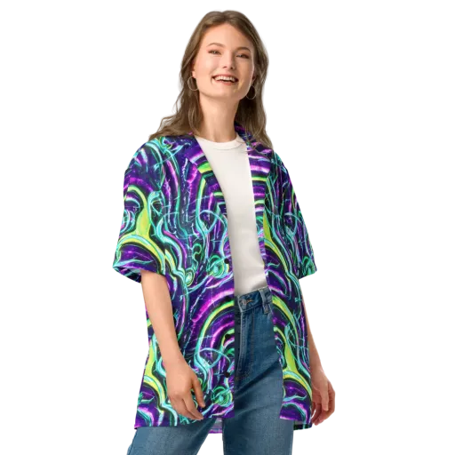 Quesnel's Vortex on a Button Shirt