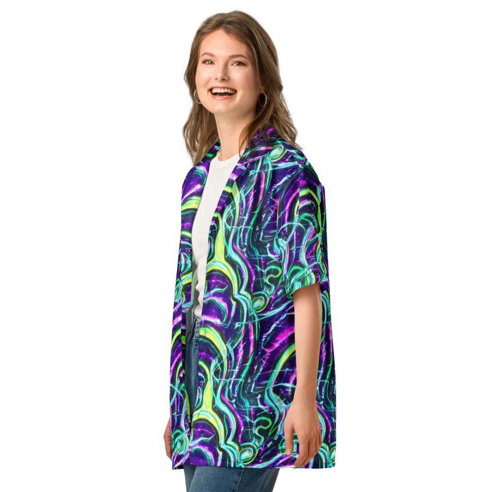Quesnel's Vortex on Button Shirt — Left Front
