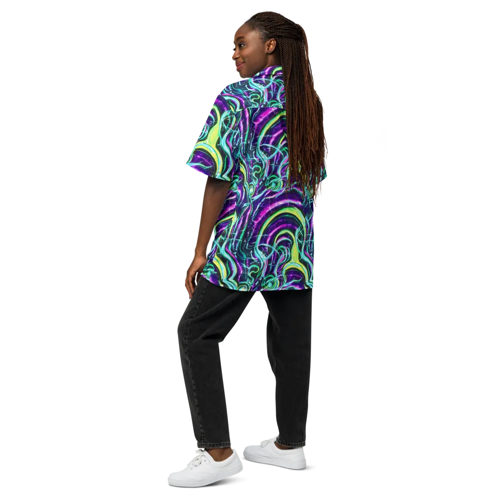 Quesnel's Vortex on Button Shirt — Back