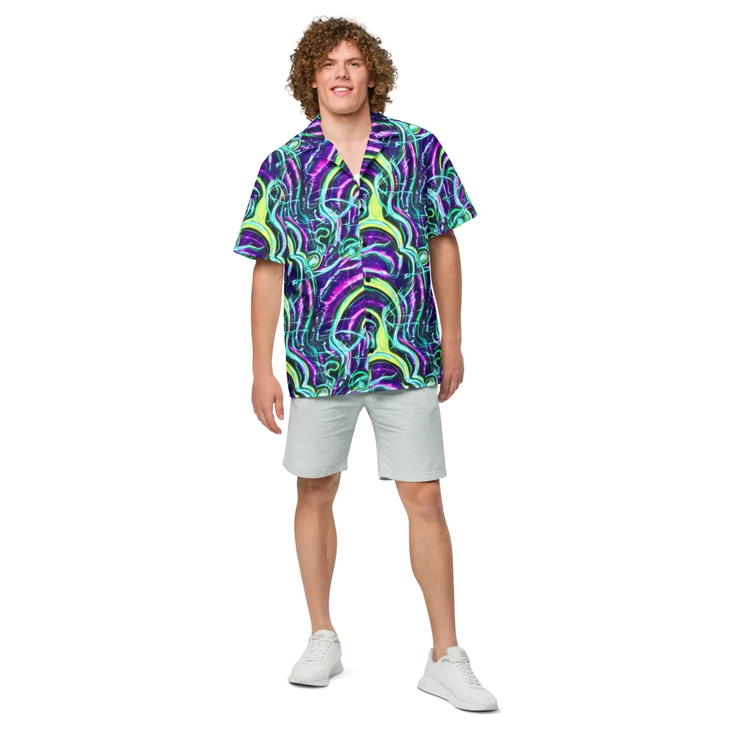 Quesnel's Vortex on Button Shirt — Front