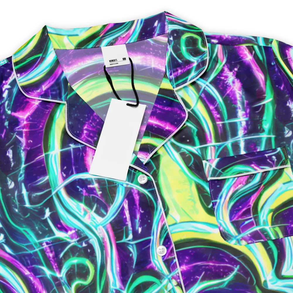 Quesnel's Vortex on Women's Short Sleeve Pajama Top — Product details
