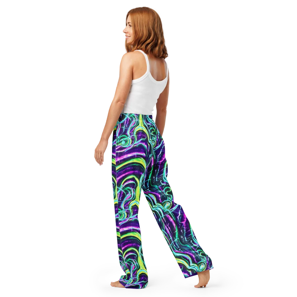 Quesnel's Vortex on Women's Pajama Pants — Back