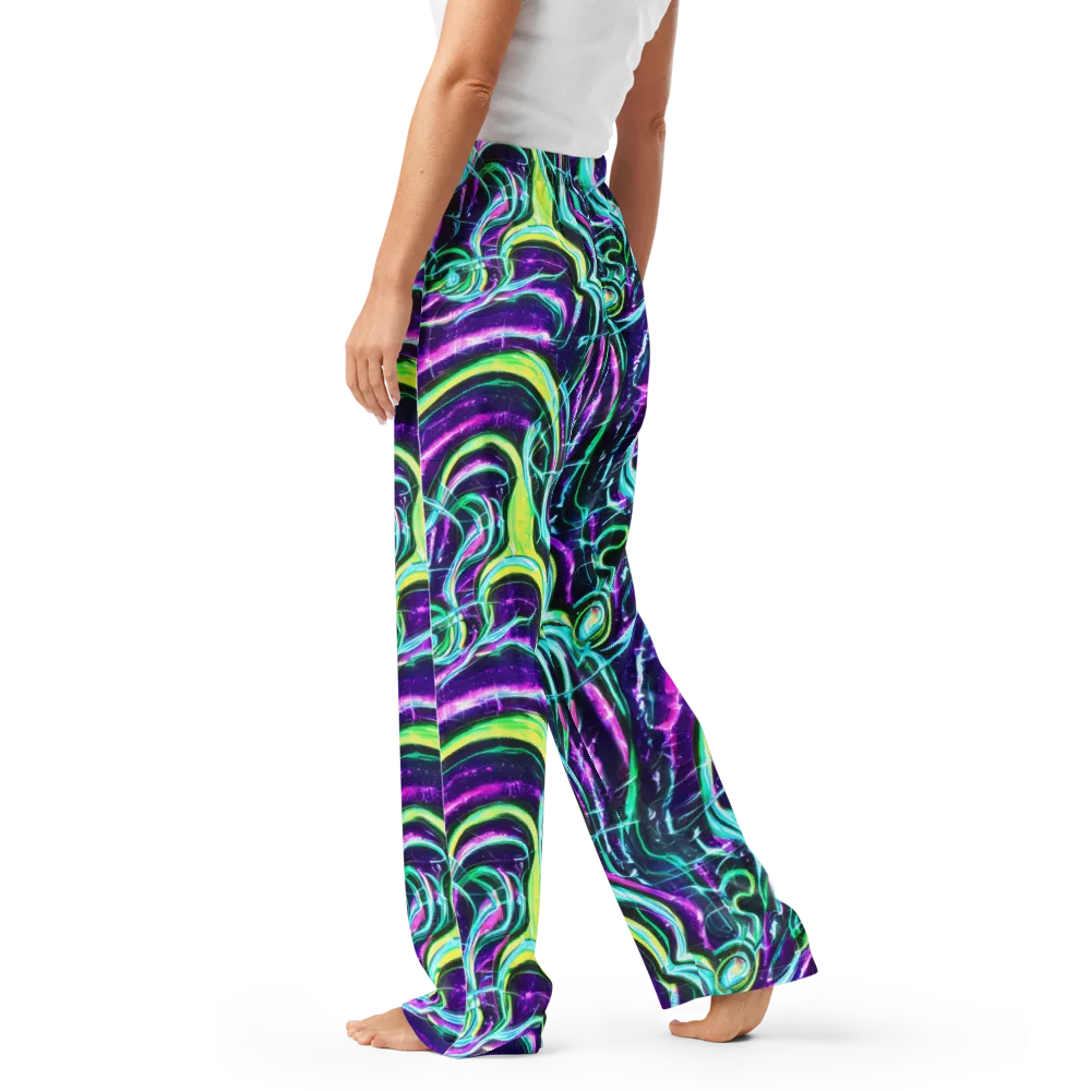 Quesnel's Vortex on Women's Pajama Pants — Left