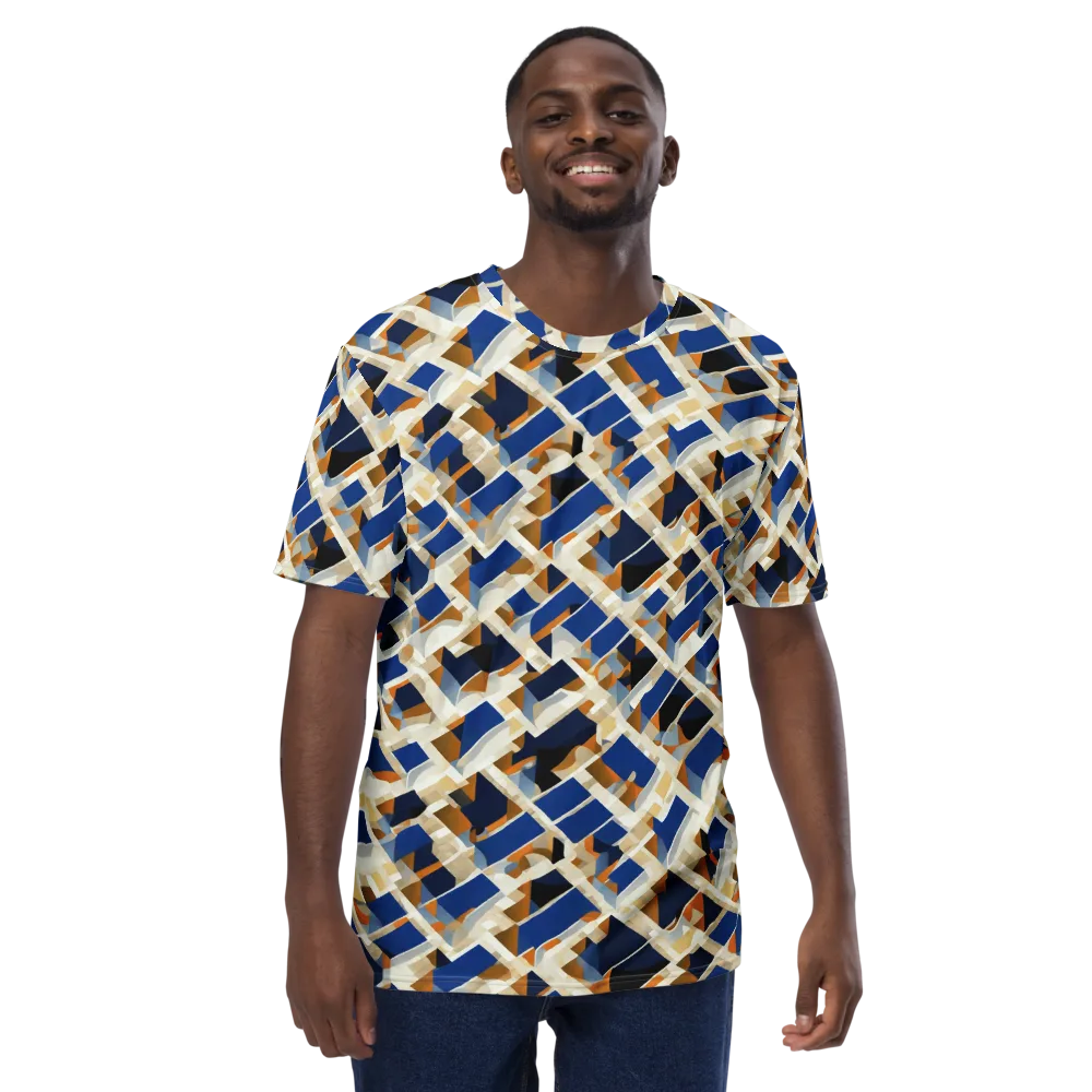 Cobalt Crosscurrent on Men's Crew Neck T-Shirt — Front