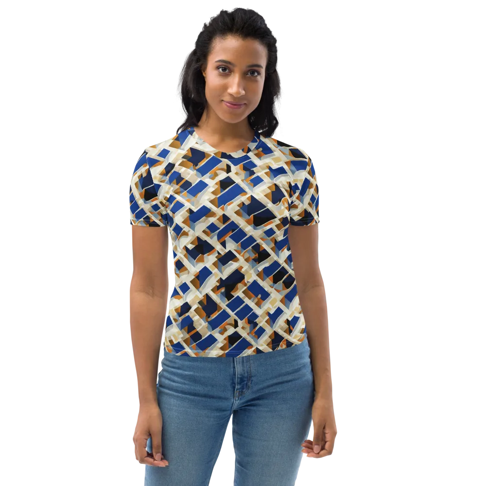 Cobalt Crosscurrent on Women's Crew Neck T-Shirt — Front