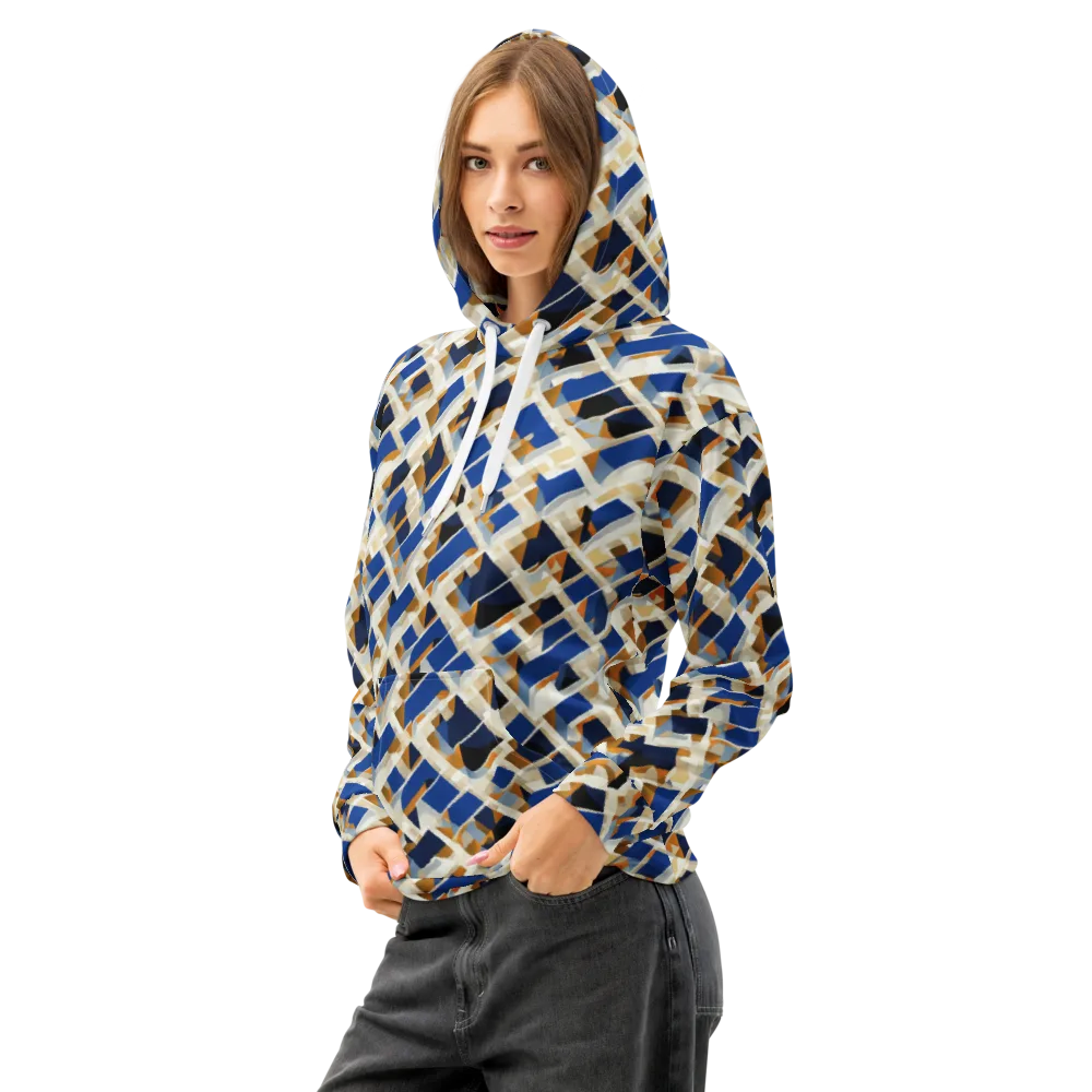 Cobalt Crosscurrent on Cotton Hoodie — Left Front