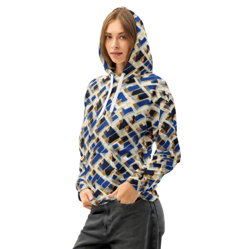 Cobalt Crosscurrent on a Cotton Hoodie