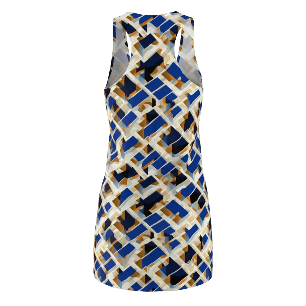 Cobalt Crosscurrent on Racerback Dress — Back