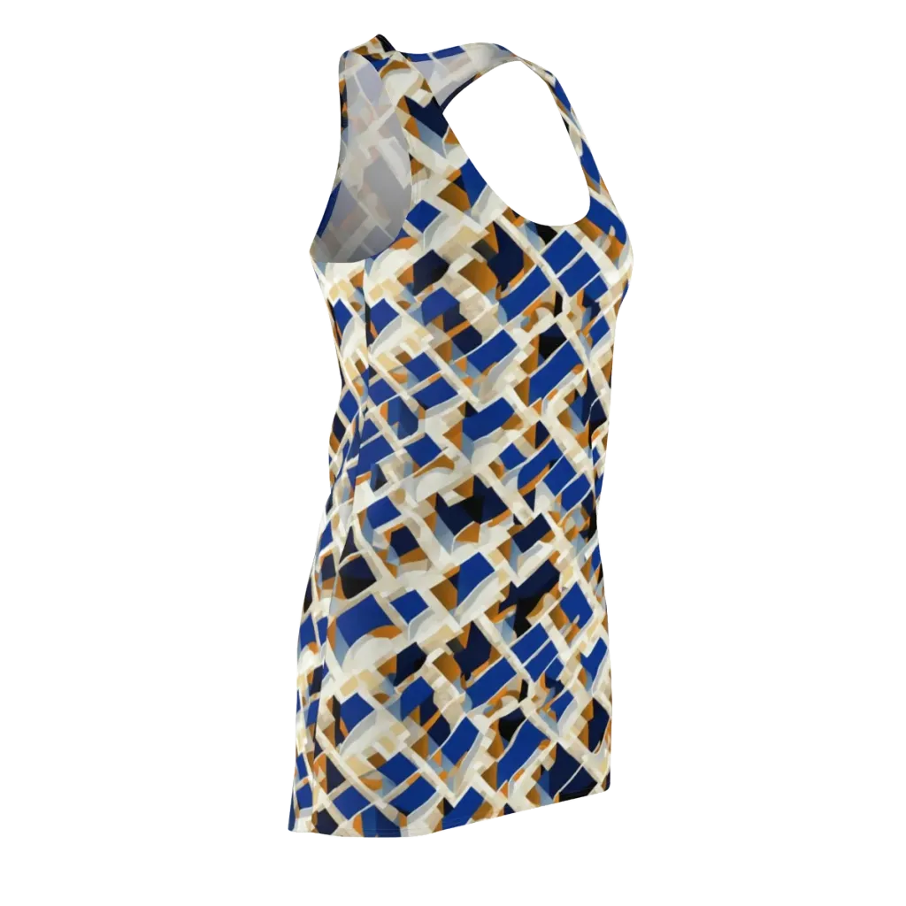Cobalt Crosscurrent on Racerback Dress — Front Side