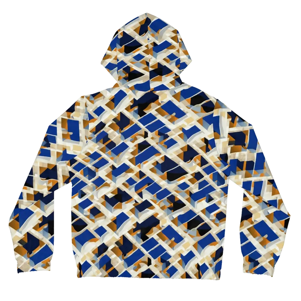 Cobalt Crosscurrent on Women's Full-Zip Hoodie — Back