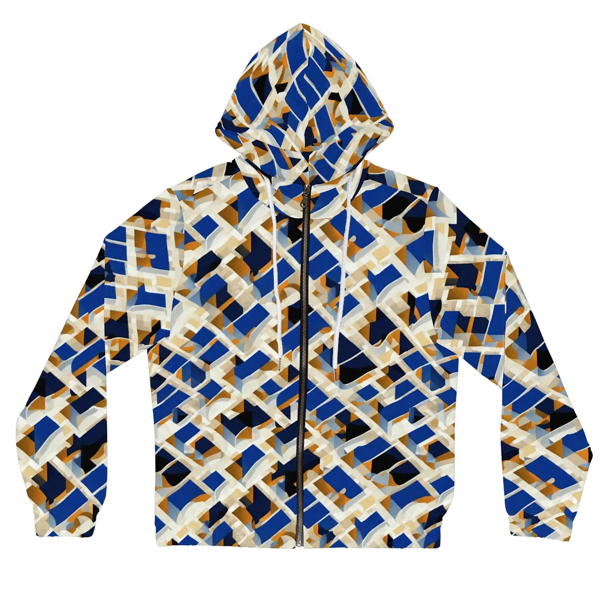 Cobalt Crosscurrent on Women's Full-Zip Hoodie — Front
