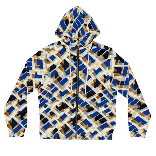 Cobalt Crosscurrent on a Women's Full-Zip Hoodie