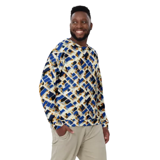 Cobalt Crosscurrent on a Sweatshirt
