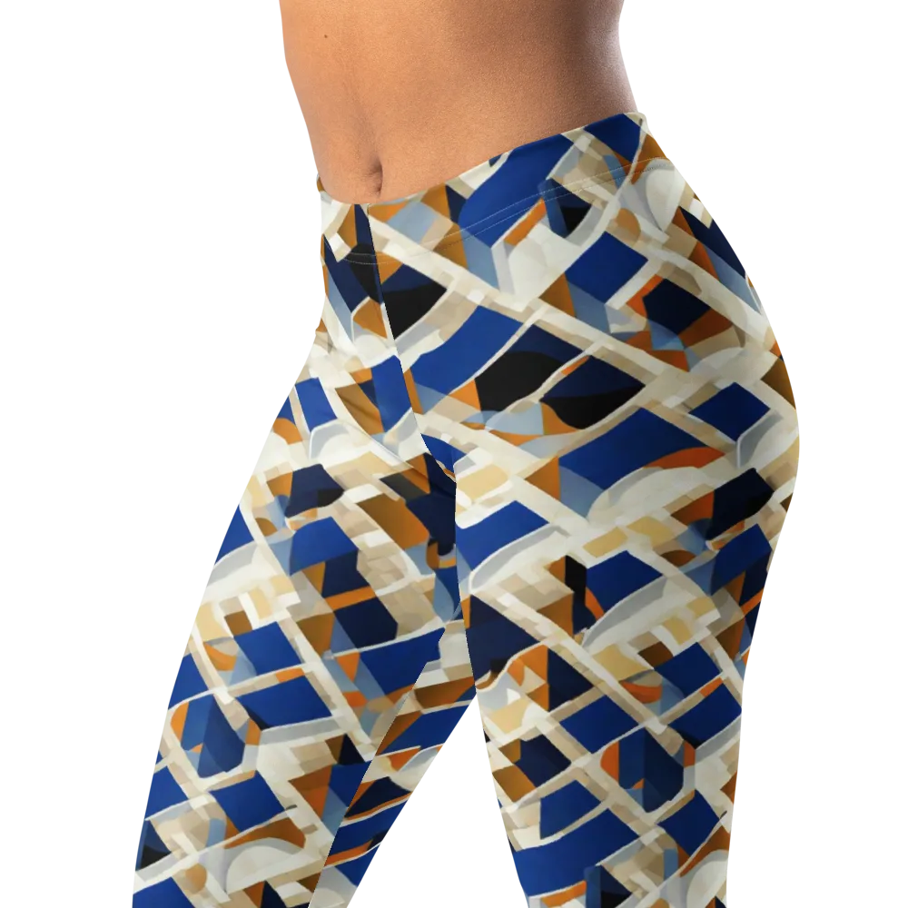 Cobalt Crosscurrent on Leggings — Left Front