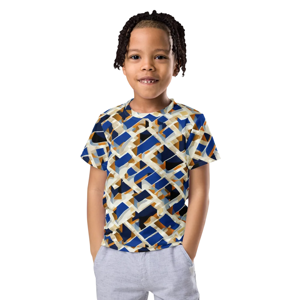 Cobalt Crosscurrent on Kids Crew Neck T-Shirt — Front