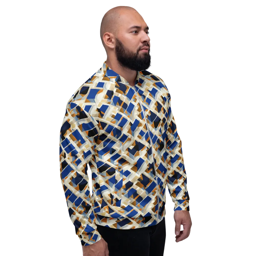 Cobalt Crosscurrent on Bomber Jacket — Right