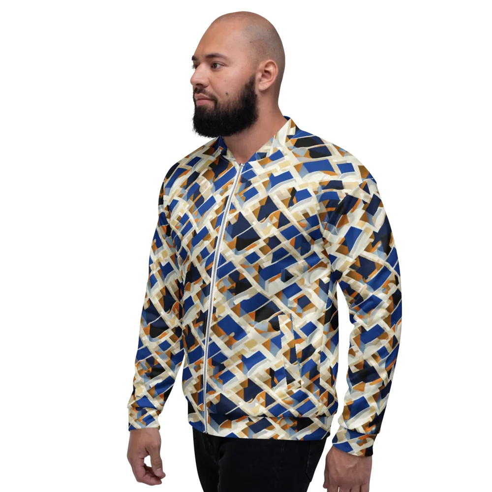 Cobalt Crosscurrent on Bomber Jacket — Left
