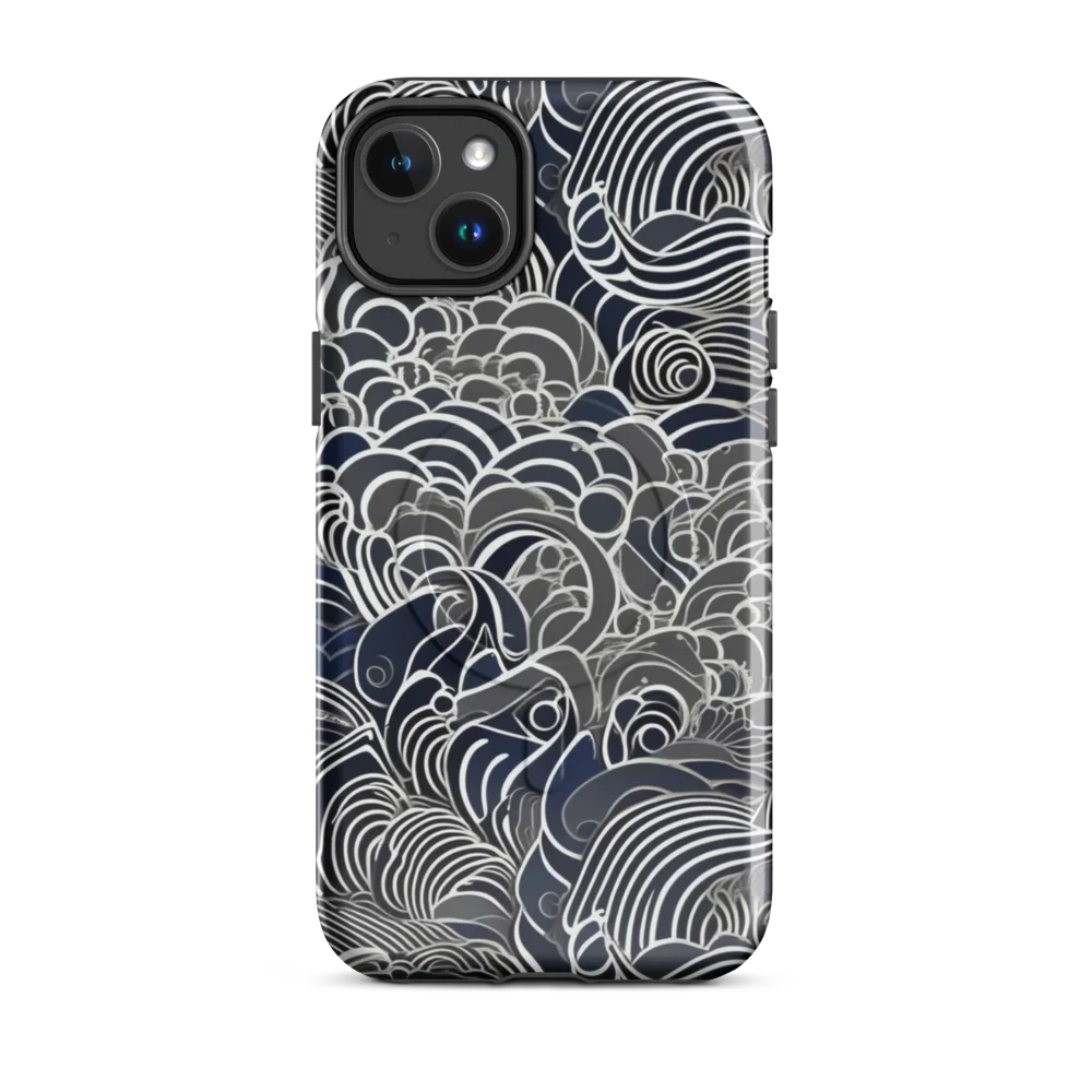 Inkwater Current on MagSafe Tough Case for iPhone® — Front