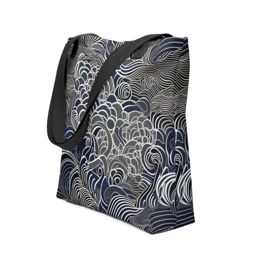 Inkwater Current on Tote Bag — Front