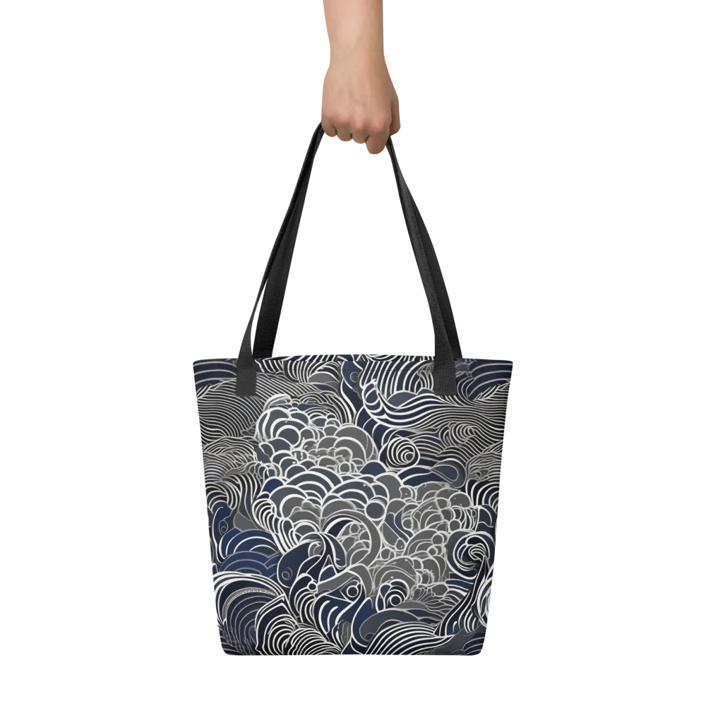 Inkwater Current on Tote Bag — Front