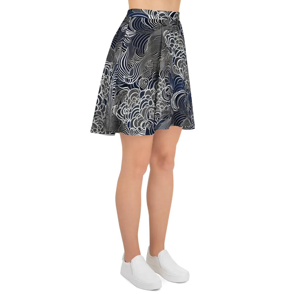 Inkwater Current on Skater Skirt — Right