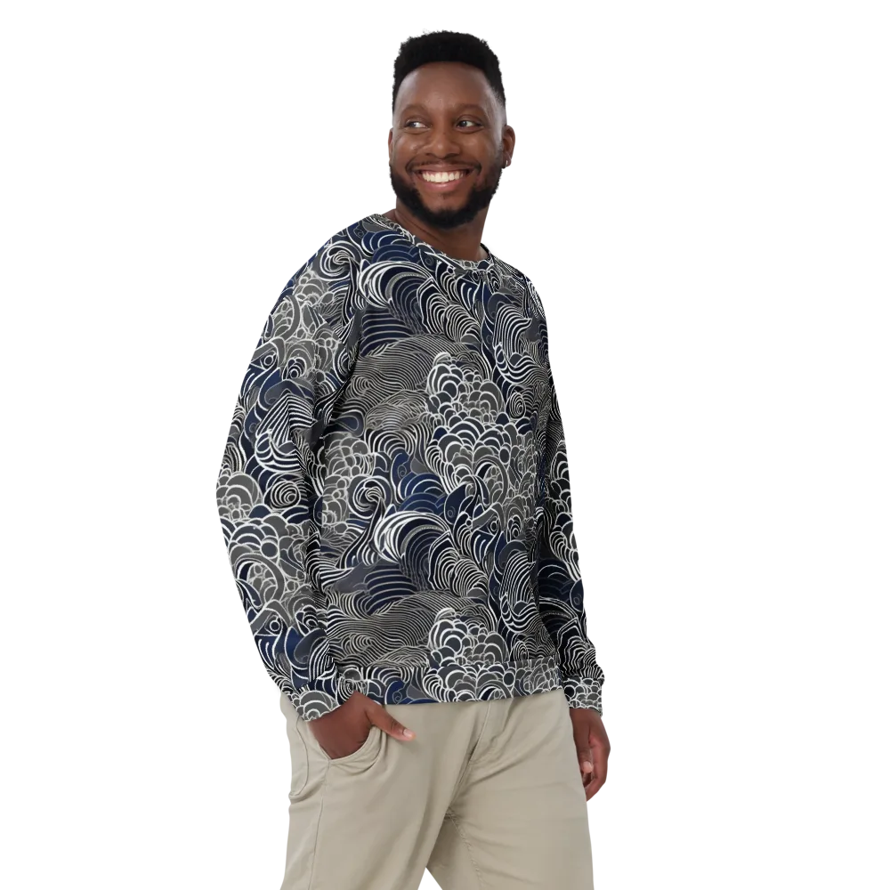 Inkwater Current on Sweatshirt — Front