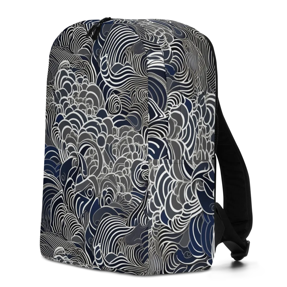 Inkwater Current on Minimalist Backpack — Left