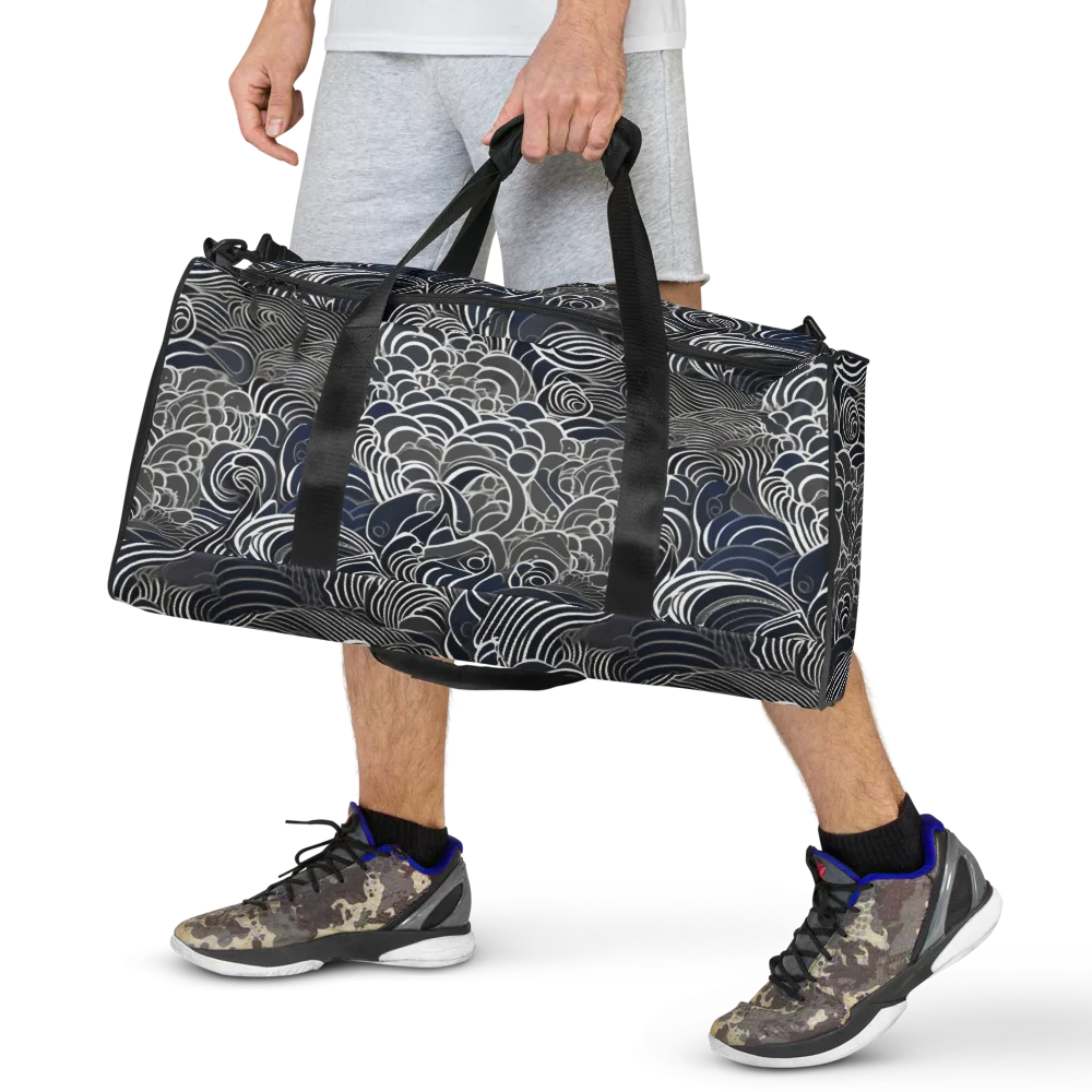 Inkwater Current on Duffle Bag — Front