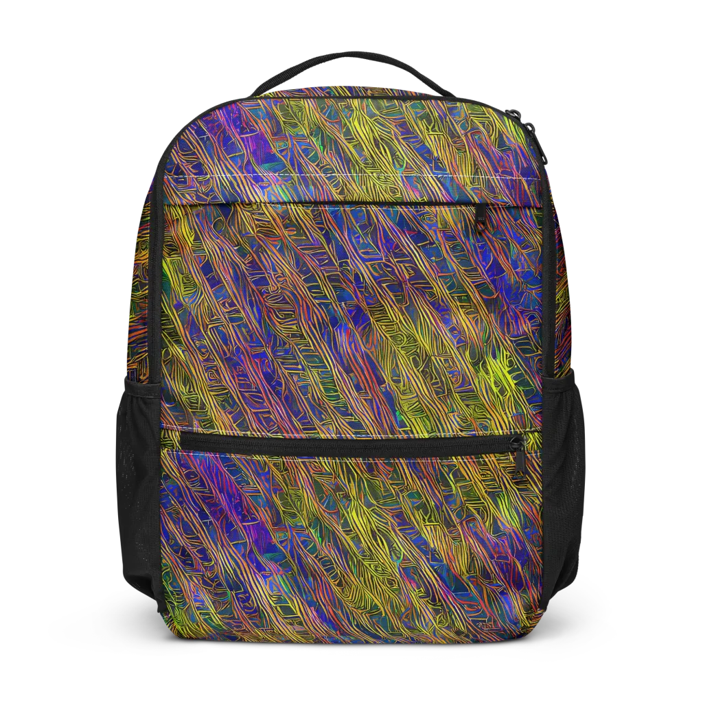 Cobalt Maze on Utility Backpack — Front