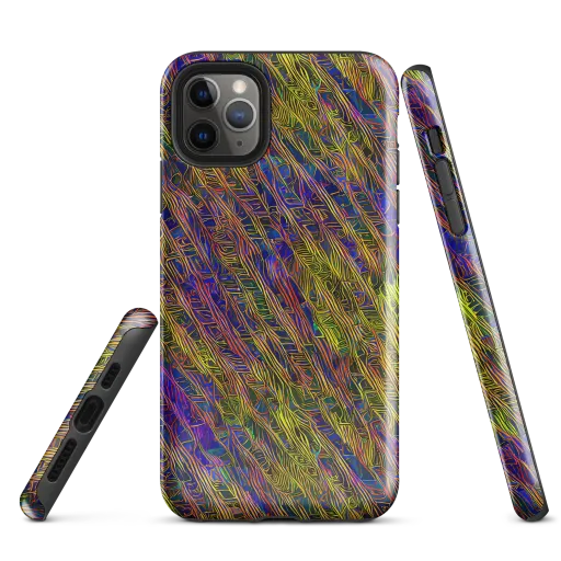 Cobalt Maze on a Tough Case for iPhone®