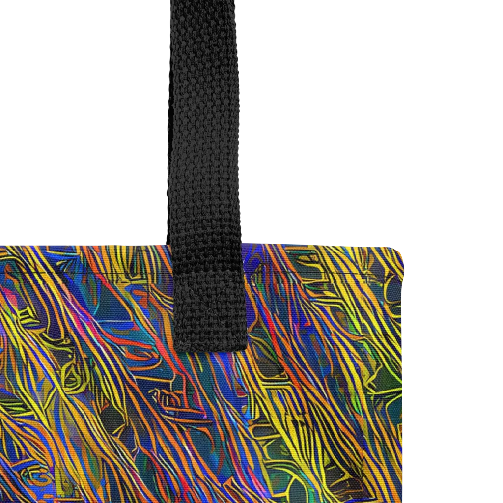 Cobalt Maze on Tote Bag — Product details