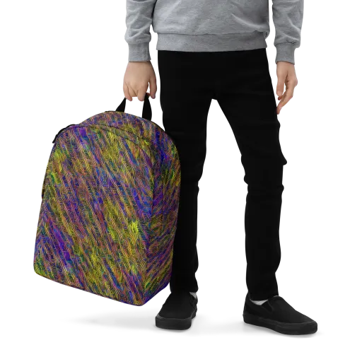Cobalt Maze on a Minimalist Backpack
