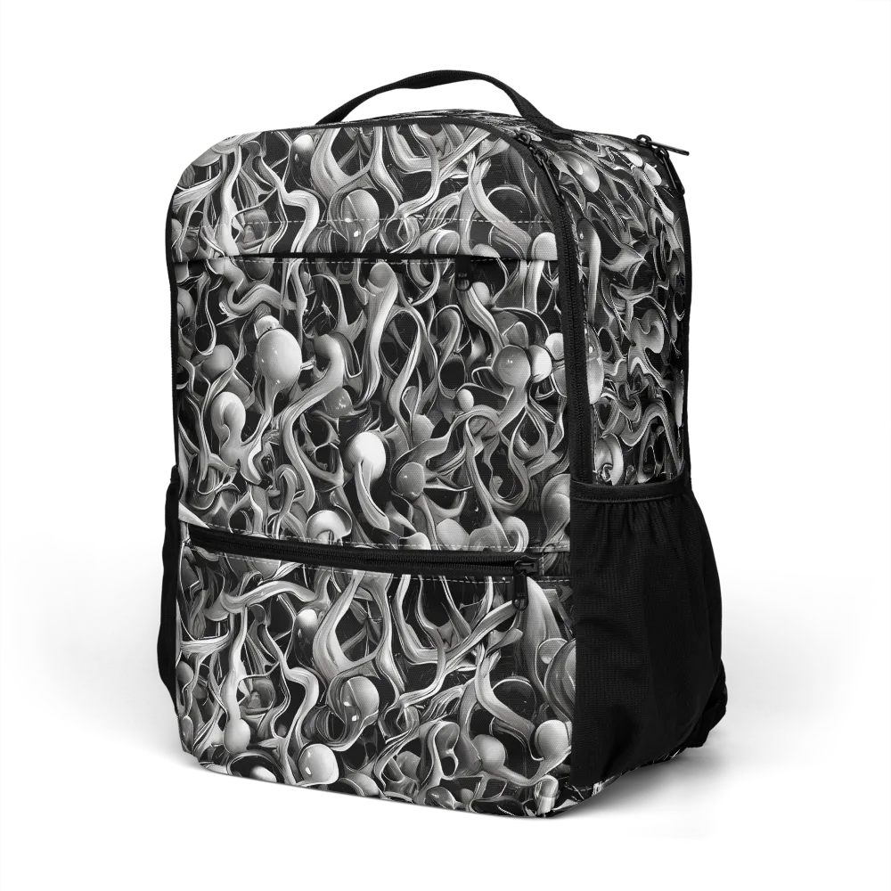 Fluid Monochrome on Utility Backpack — Left Front