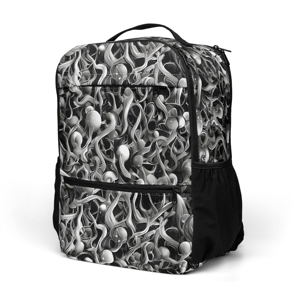 Fluid Monochrome on Utility Backpack — Left Front