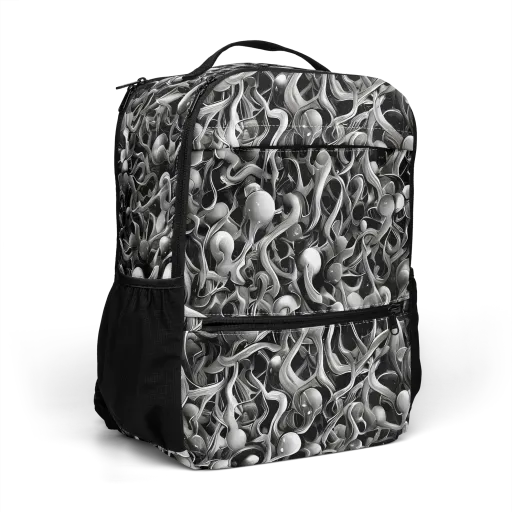 Fluid Monochrome on a Utility Backpack