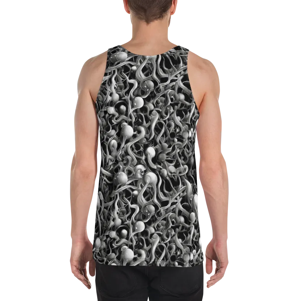 Fluid Monochrome on Men's Tank Top — Back
