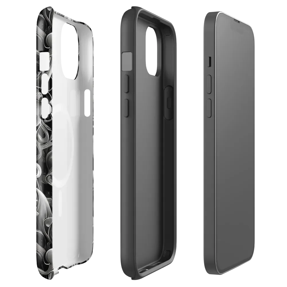 Fluid Monochrome on MagSafe Tough Case for iPhone® — Front